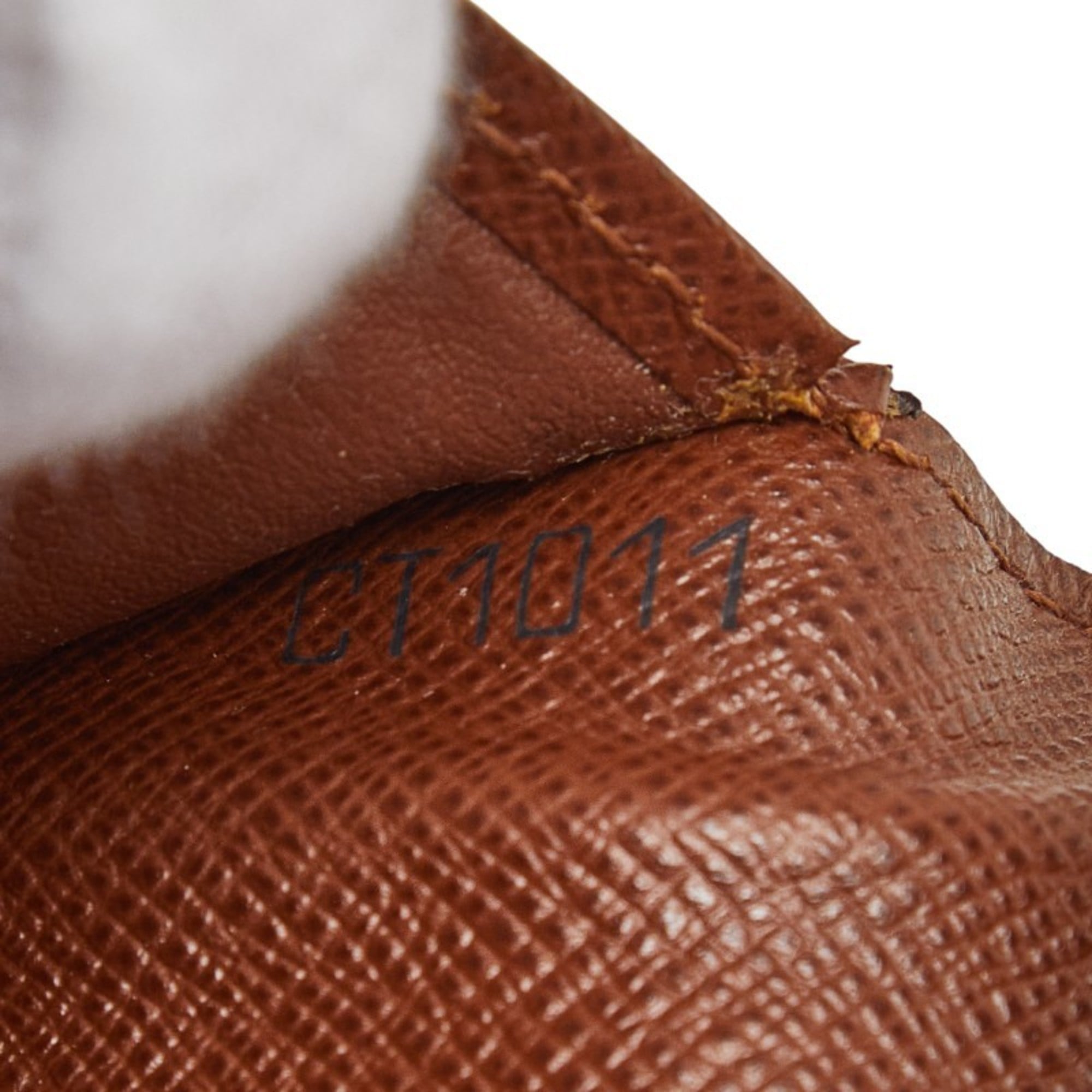 Louis Vuitton Brown Pvc Long Bill Wallet (Bi-Fold) (Pre-Owned)