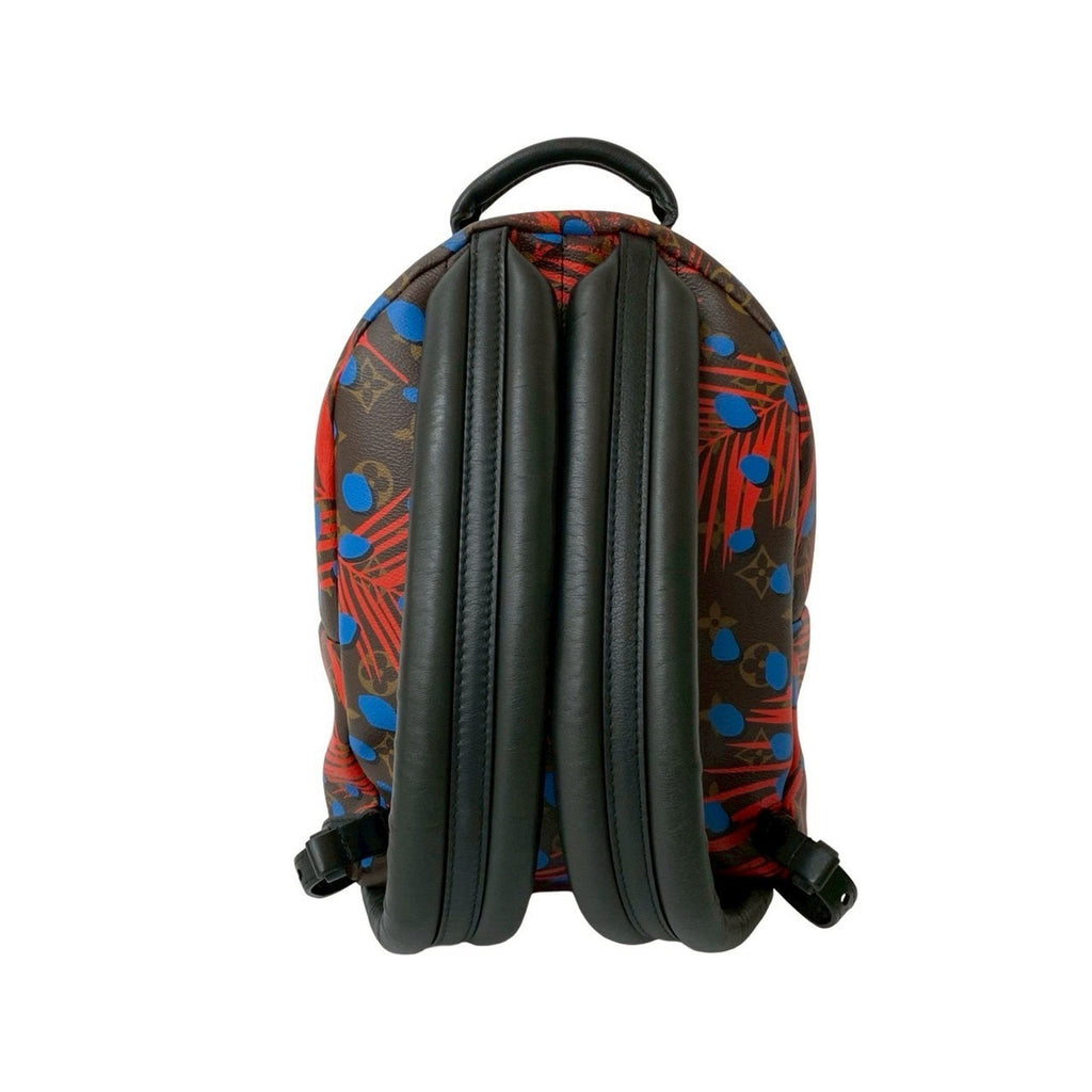 Louis Vuitton Blue Brown Red Color Leather Pvc Backpack (Pre-Owned)