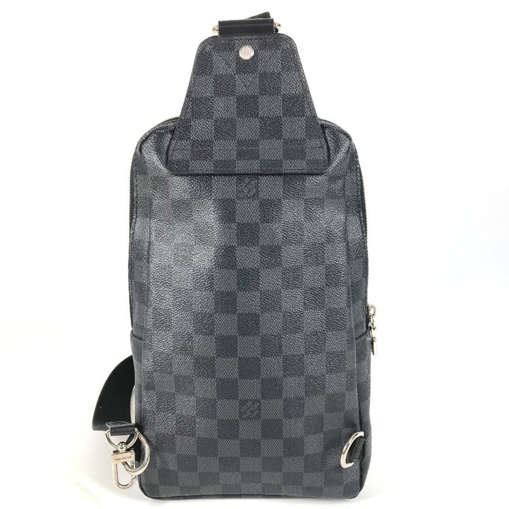 Louis Vuitton Black Damier Graphite Canvas Shoulder Bag Sling Bag (Pre-Owned)