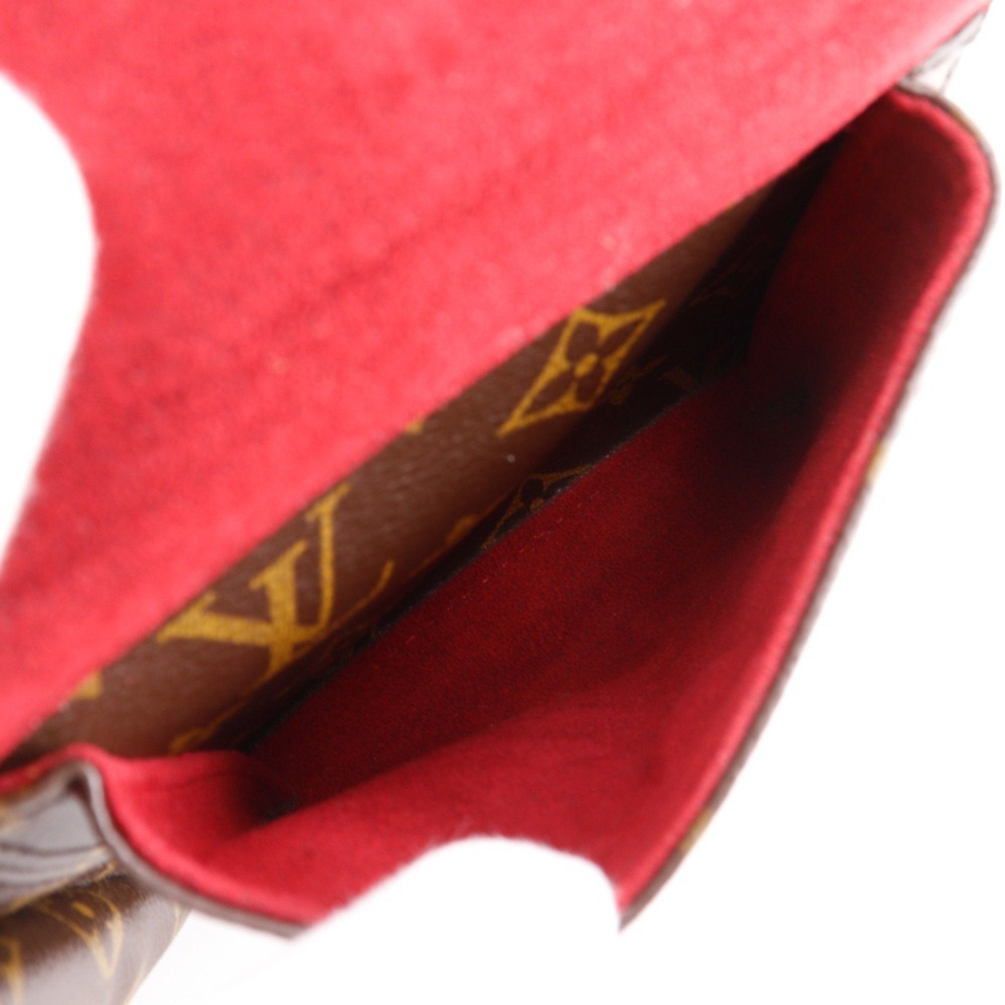 Louis Vuitton Brown Monogram Canvas Shoulder Bag (Pre-Owned)