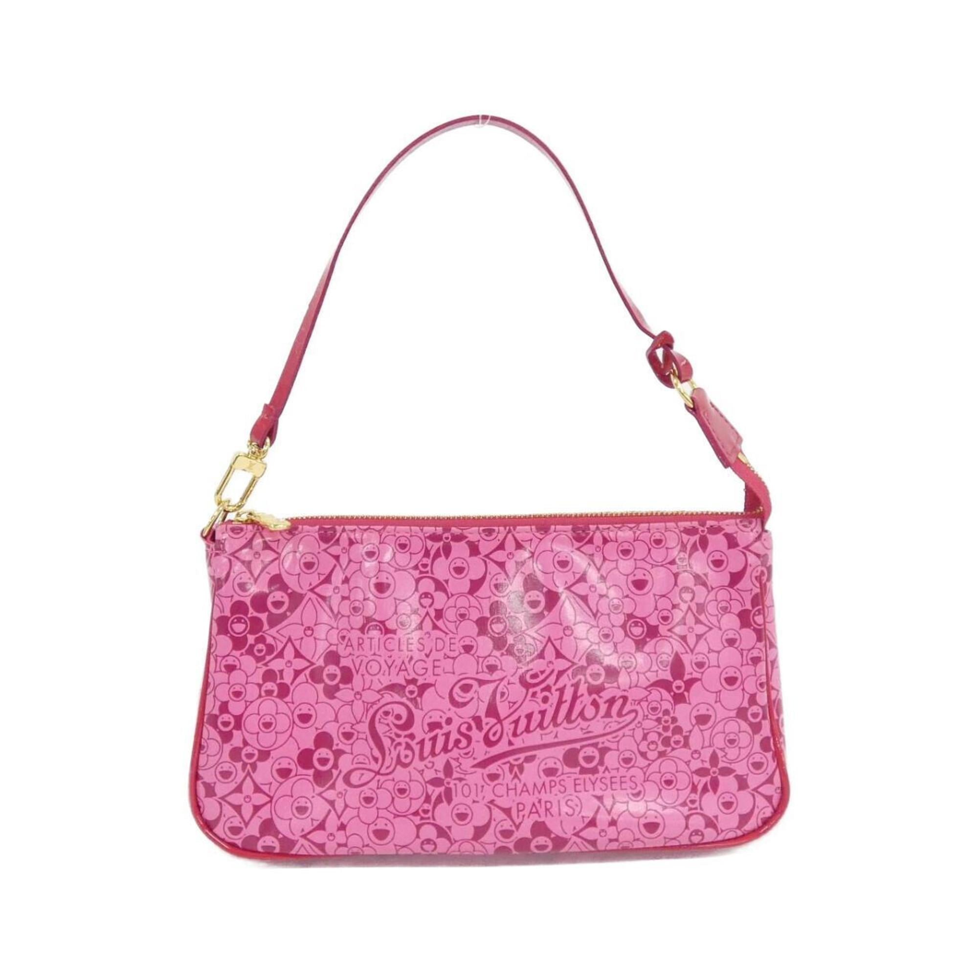 Louis Vuitton Rose Pvc Pochette Pouch (Pre-Owned)