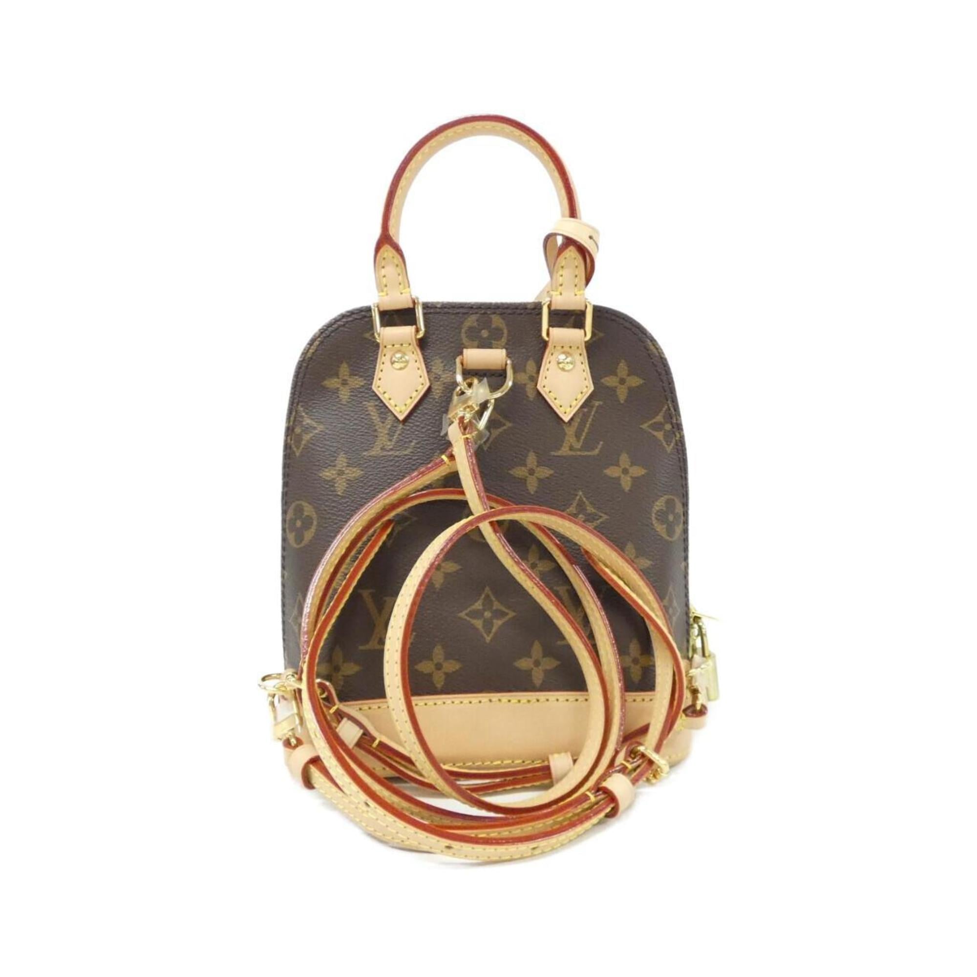 Louis Vuitton Brown Coated Canvas Backpack (Pre-Owned)