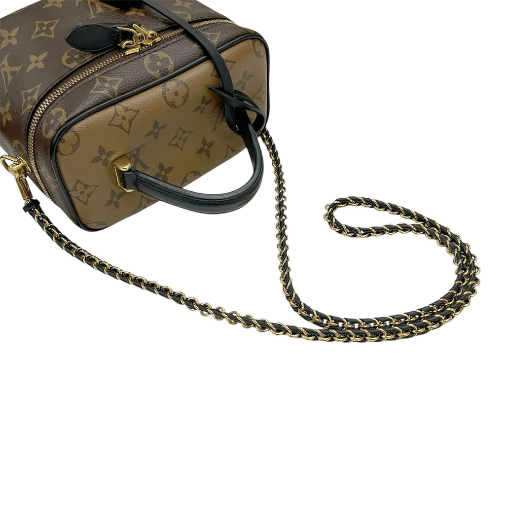 Louis Vuitton Brown Monogram Monogram Reverse Monogram Reverse Shoulder Bag (Pre-Owned)