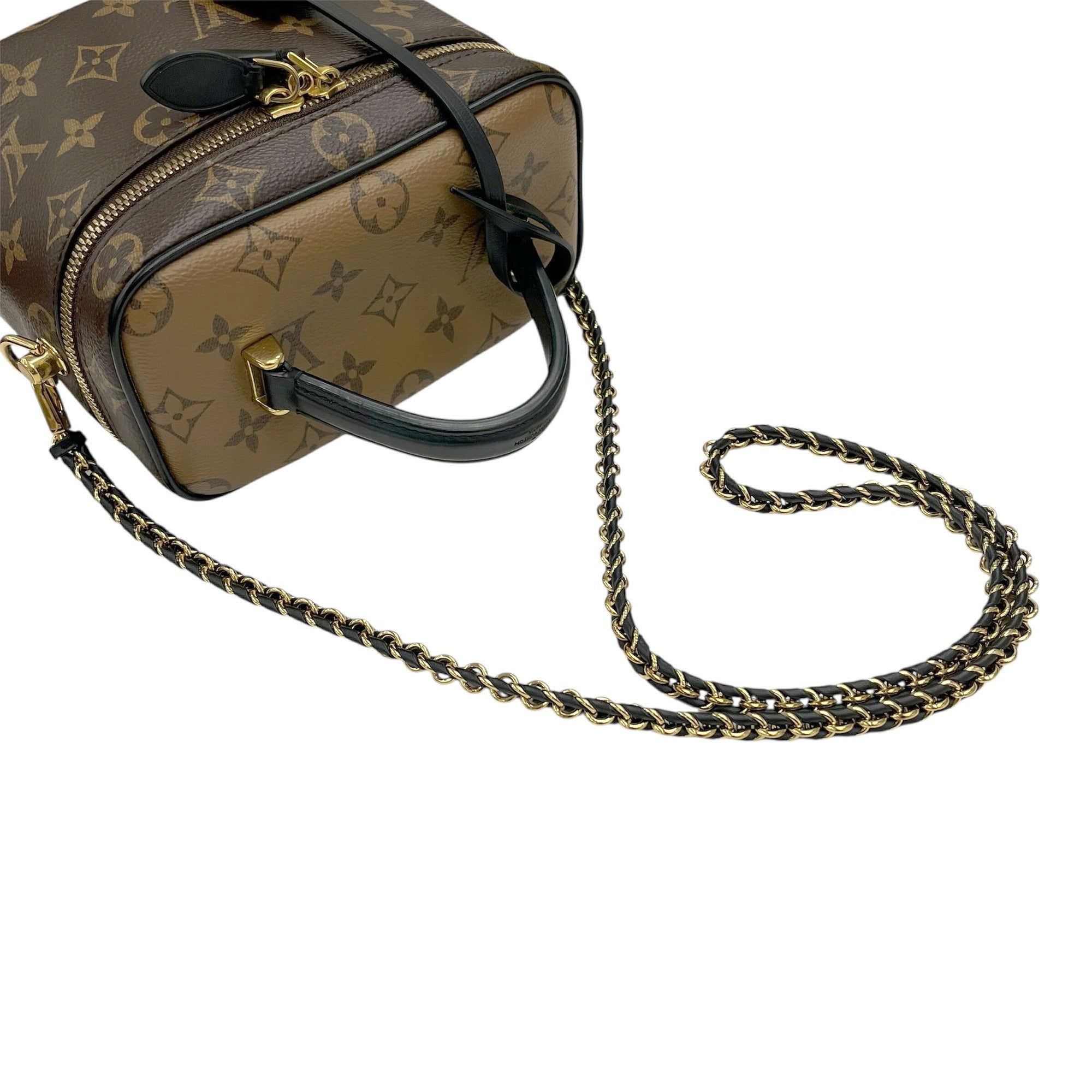 Louis Vuitton Brown Monogram Monogram Reverse Monogram Reverse Shoulder Bag (Pre-Owned)