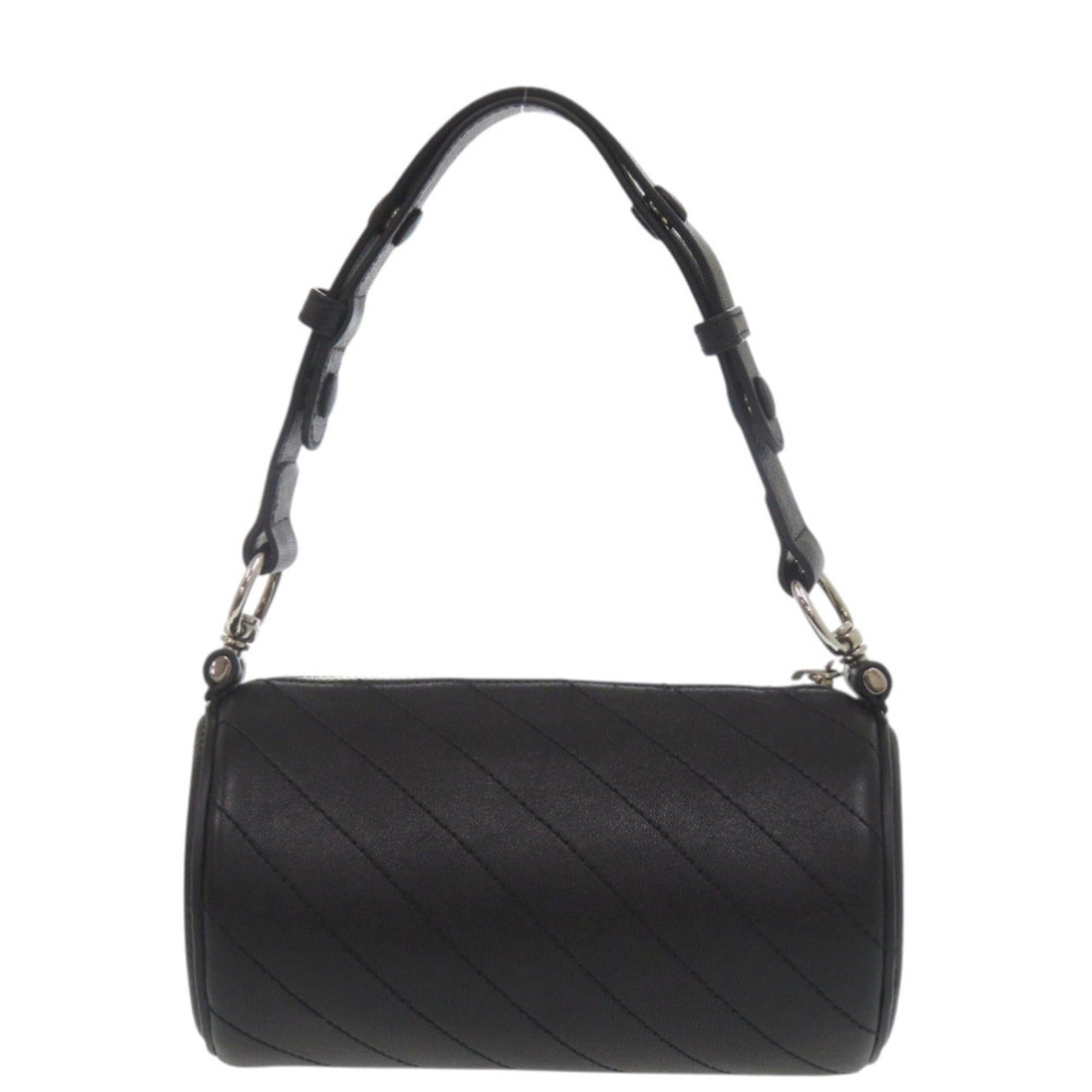 Blondie Shoulder Bag Diagonal Quilted Leather Mini