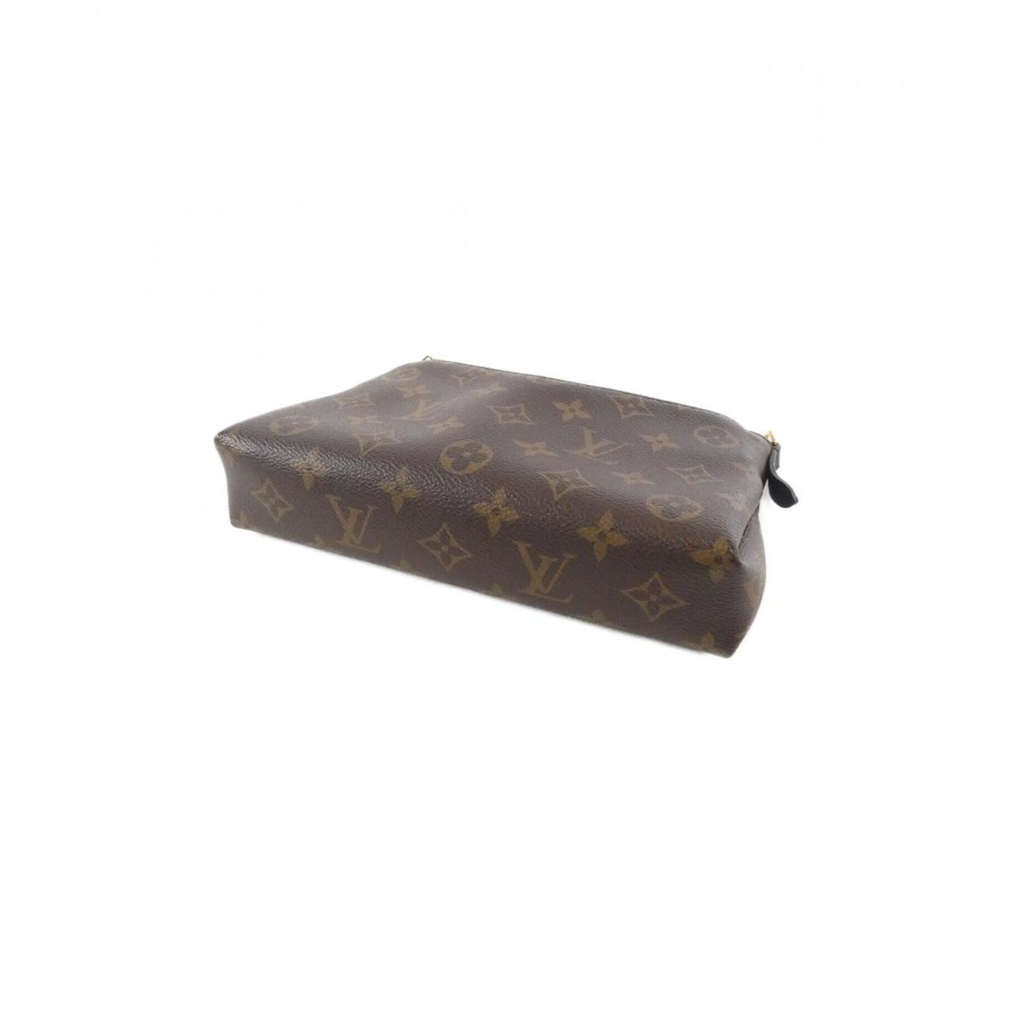 Louis Vuitton Monogram Black Marron Coated Canvas Shoulder Bag (Pre-Owned)