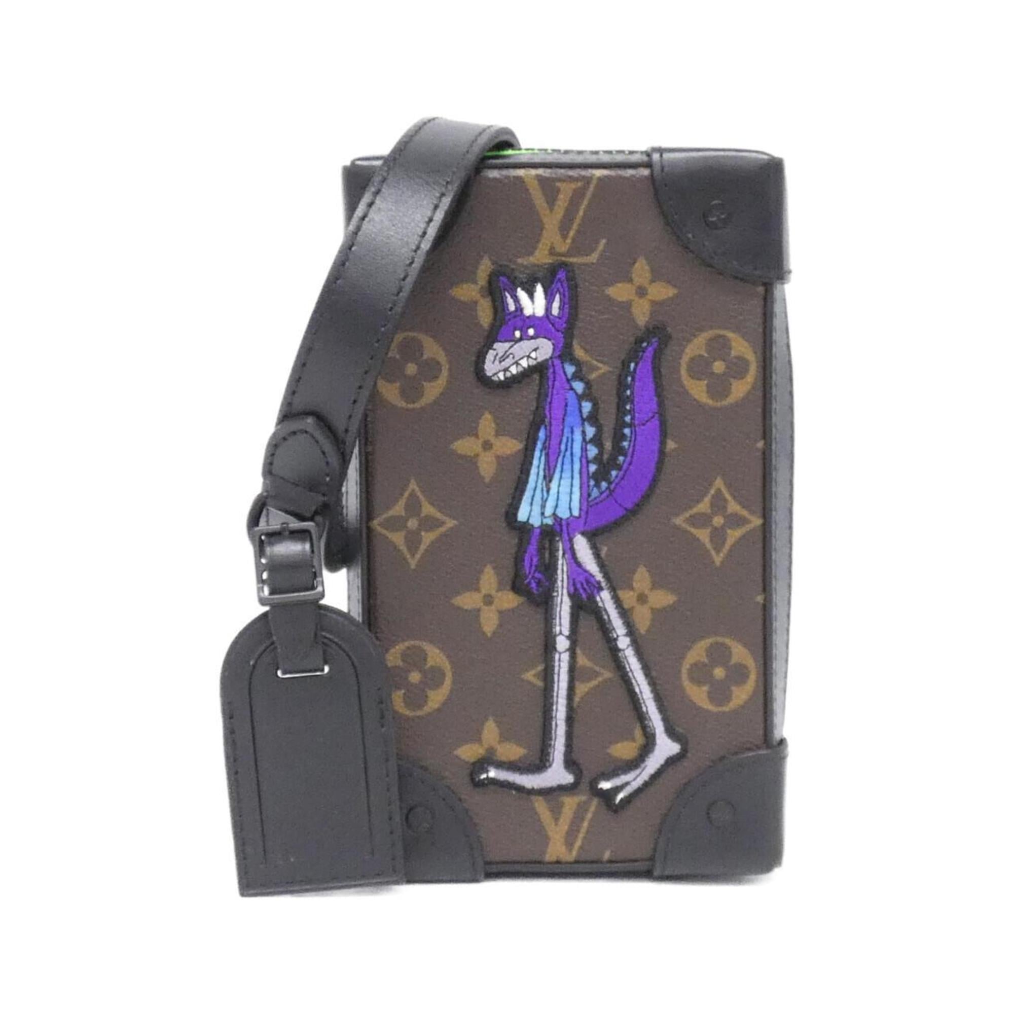 Louis Vuitton Marron Coated Canvas Shoulder Bag (Pre-Owned)