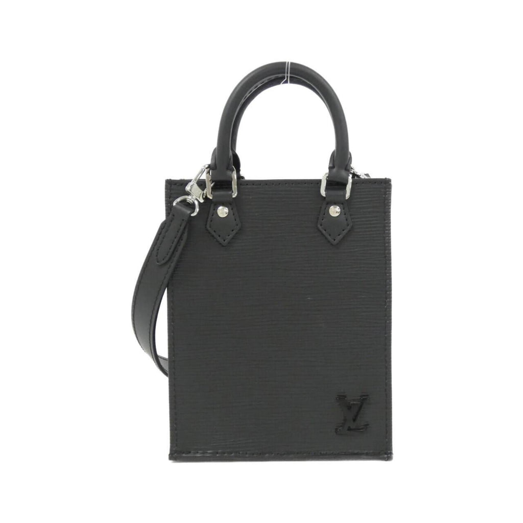 Louis Vuitton Black Leather Handbag (Pre-Owned)