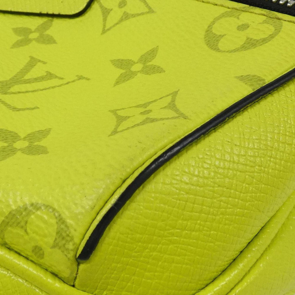 Louis Vuitton Jaune Yellow Coated Canvas Leather Shoulder Bag (Pre-Owned)