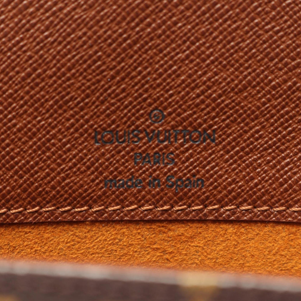 Louis Vuitton Brown Coated Canvas Leather Shoulder Bag (Pre-Owned)