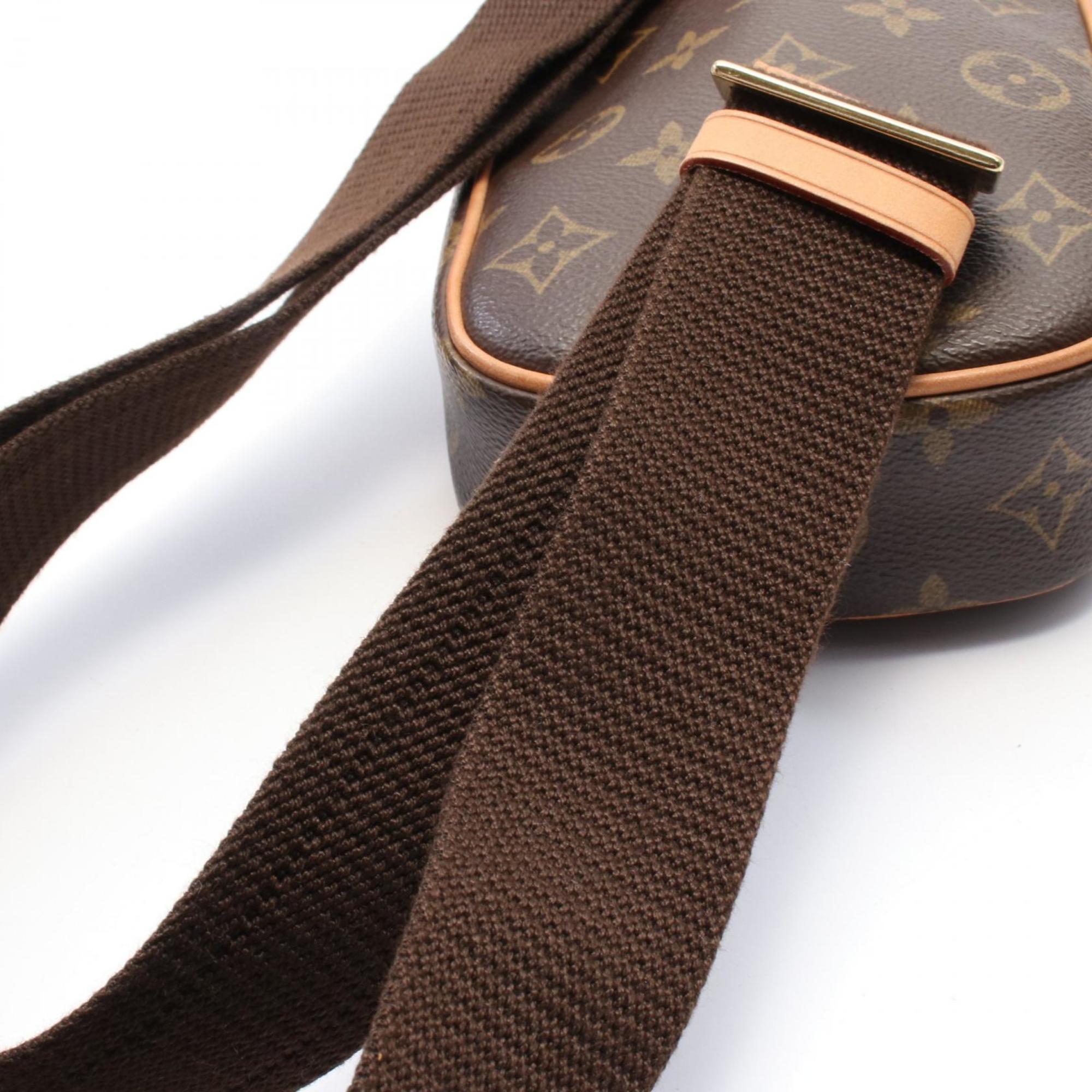 Louis Vuitton Brown Coated Canvas Leather Fanny Pack (Pre-Owned)