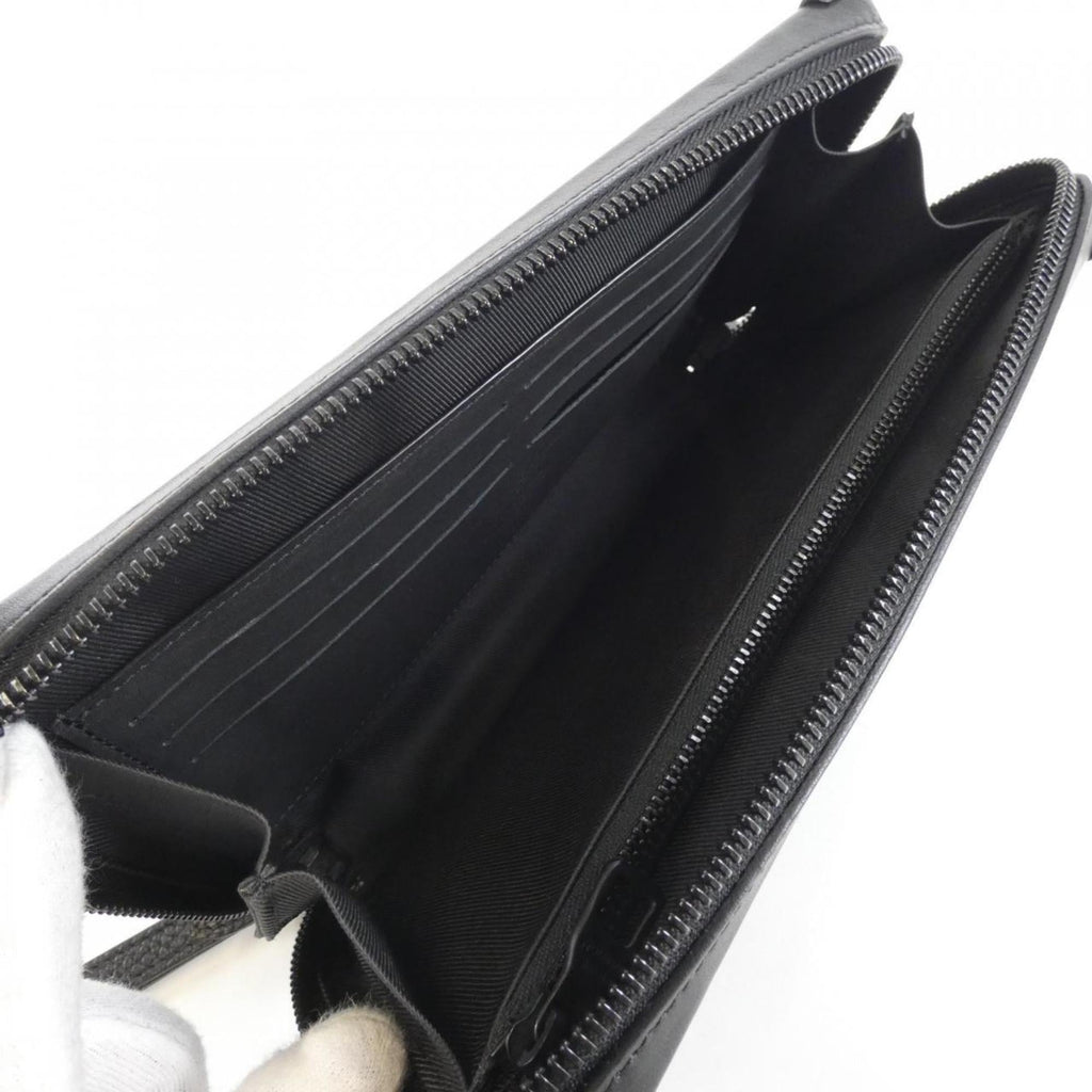 Louis Vuitton Black Leather Handbag (Pre-Owned)