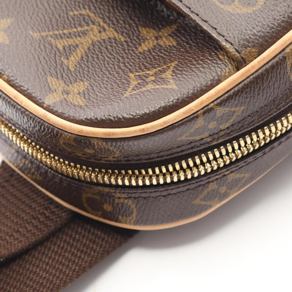 Louis Vuitton Monogram Brown Coated Canvas Leather Fanny Pack Sling Bag (Pre-Owned)