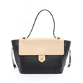 Louis Vuitton Black Ivory Leather Handbag (Pre-Owned)