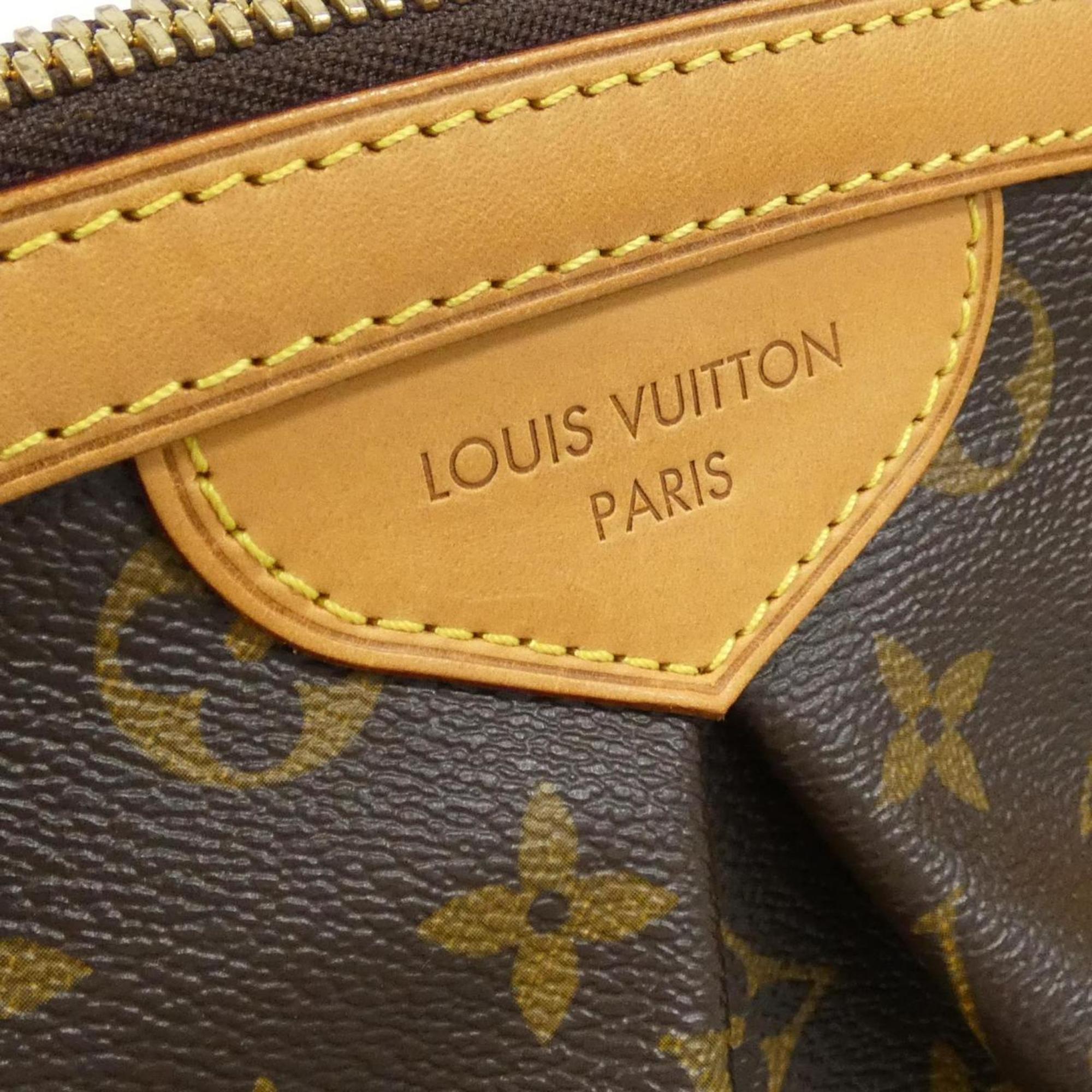 Louis Vuitton Brown Coated Canvas Shoulder Bag (Pre-Owned)