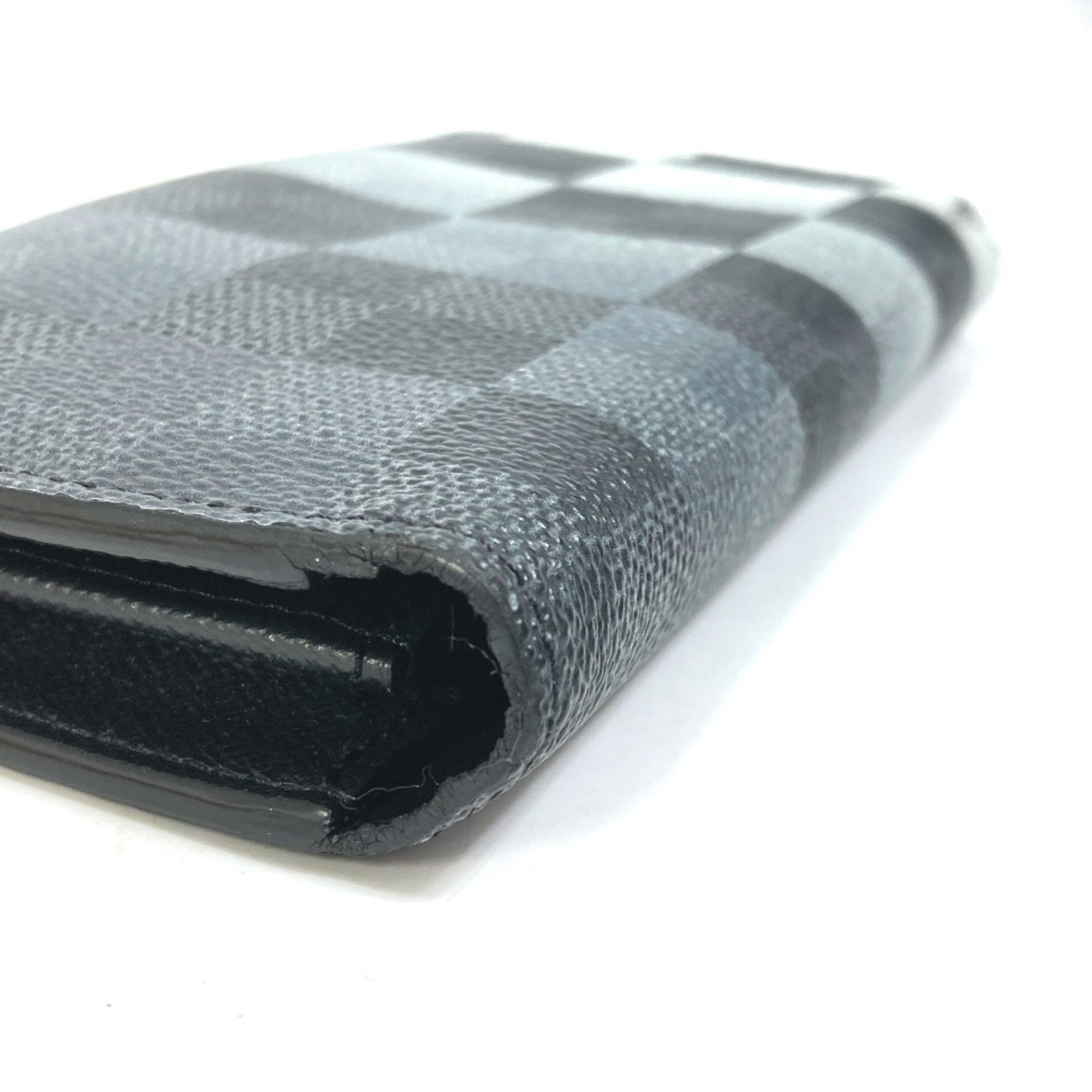 Louis Vuitton Damier Graphite Black Damier Canvas Long Wallet (Bi-Fold) (Pre-Owned)