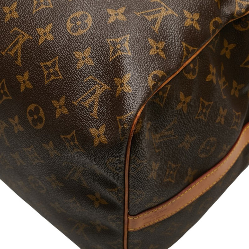Louis Vuitton Monogram Brown Pvc Leather Boston Bag Shoulder Bag (Pre-Owned)