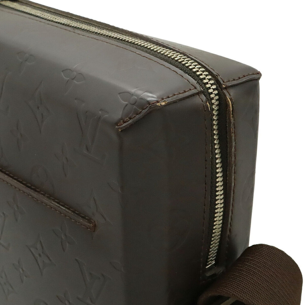 Louis Vuitton Brown Coffee Dark Brown Leather Shoulder Bag (Pre-Owned)
