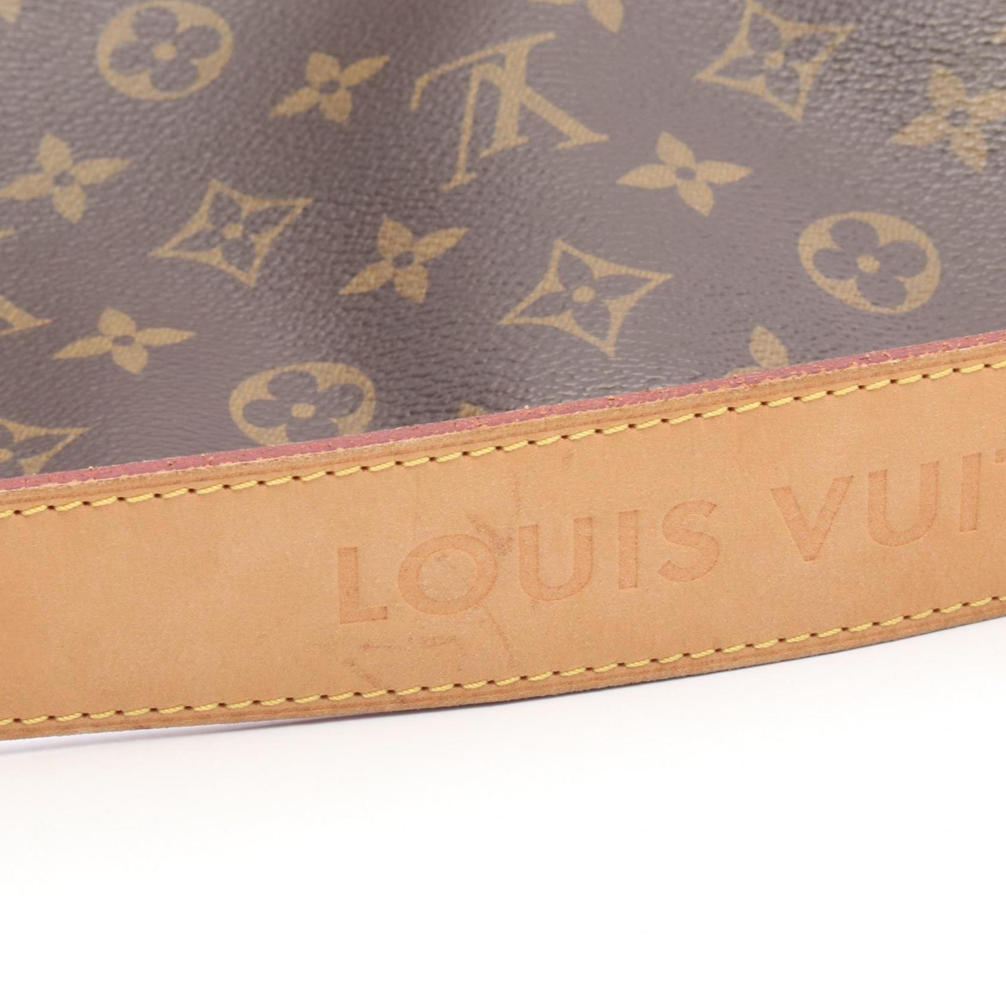 Louis Vuitton Brown Monogram Coated Canvas Leather Shoulder Bag (Pre-Owned)