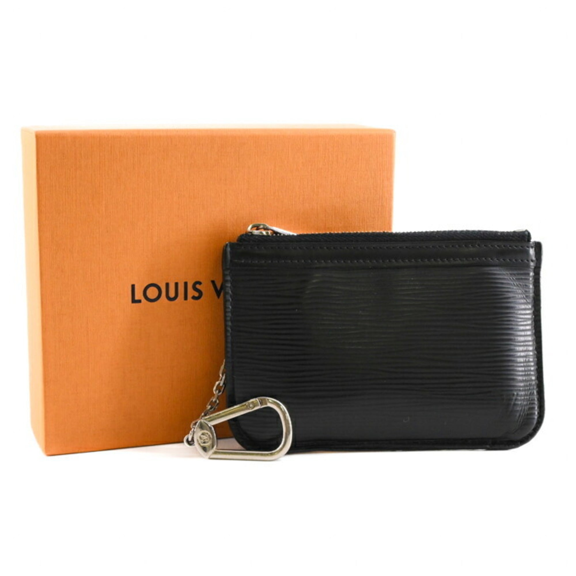 Louis Vuitton Noir Epi Leather Coin Purse/Coin Case (Pre-Owned)