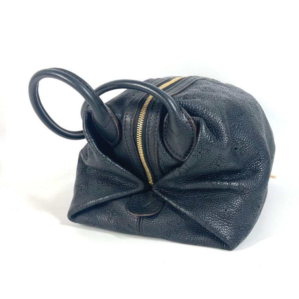 Louis Vuitton Mahina Black Noir Mahina Leather Shoulder Bag (Pre-Owned)