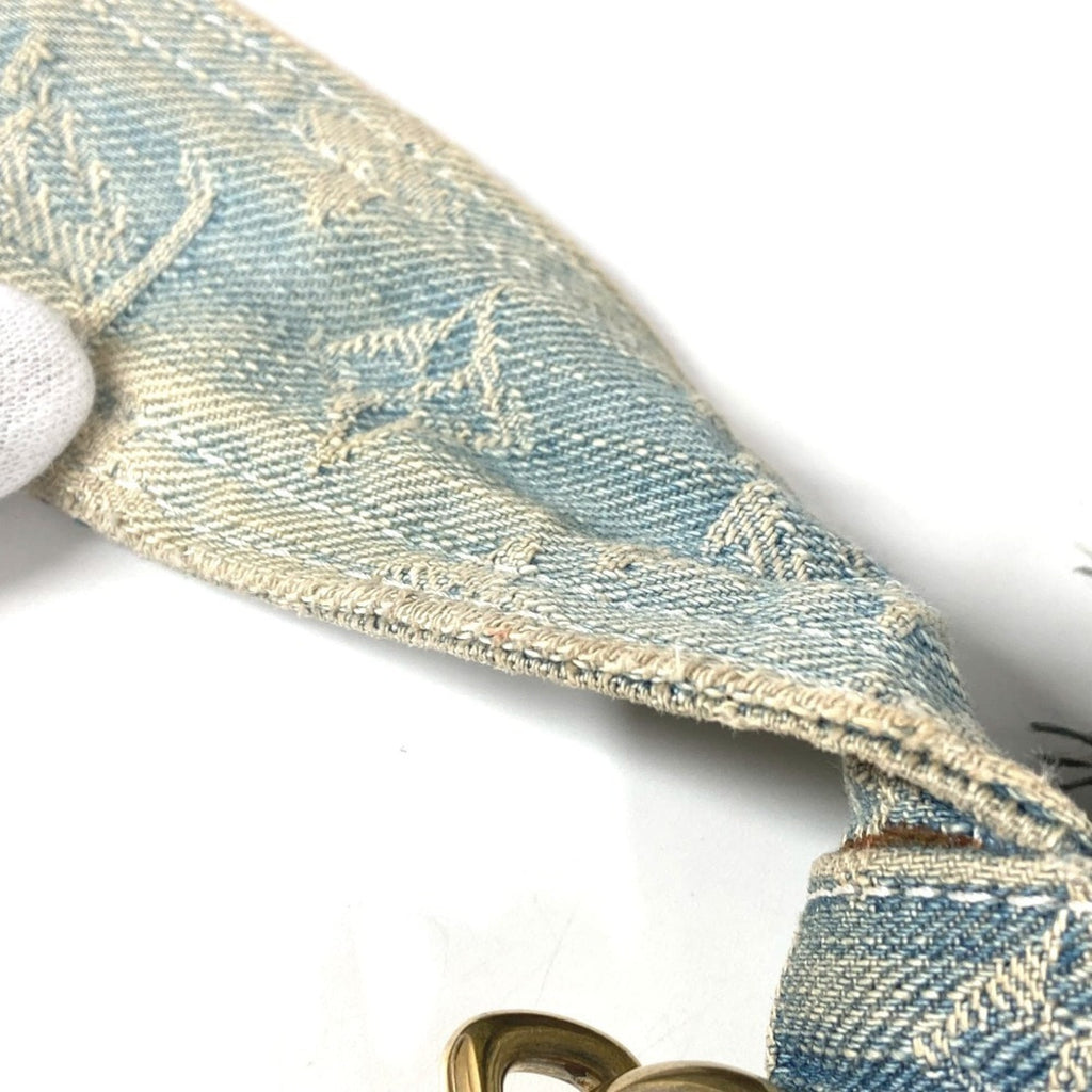 Louis Vuitton Monogram Denim Blue Monogram Denim Messenger Bag Shoulder Bag (Pre-Owned)