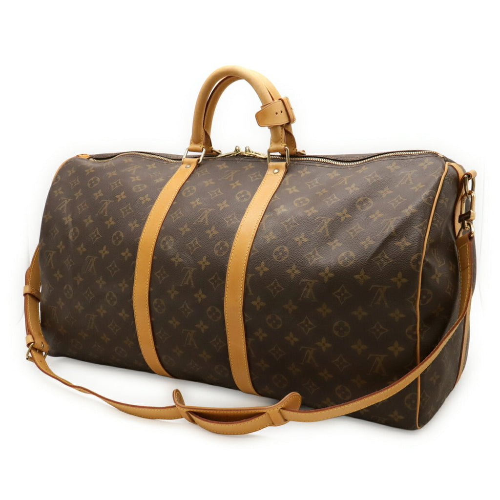 Louis Vuitton Brown Monogram Canvas Boston Bag Shoulder Bag (Pre-Owned)