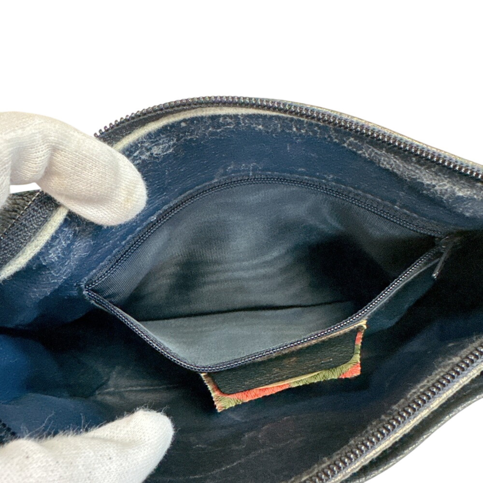 Vintage Web Crossbody Bag GG Coated Canvas Small