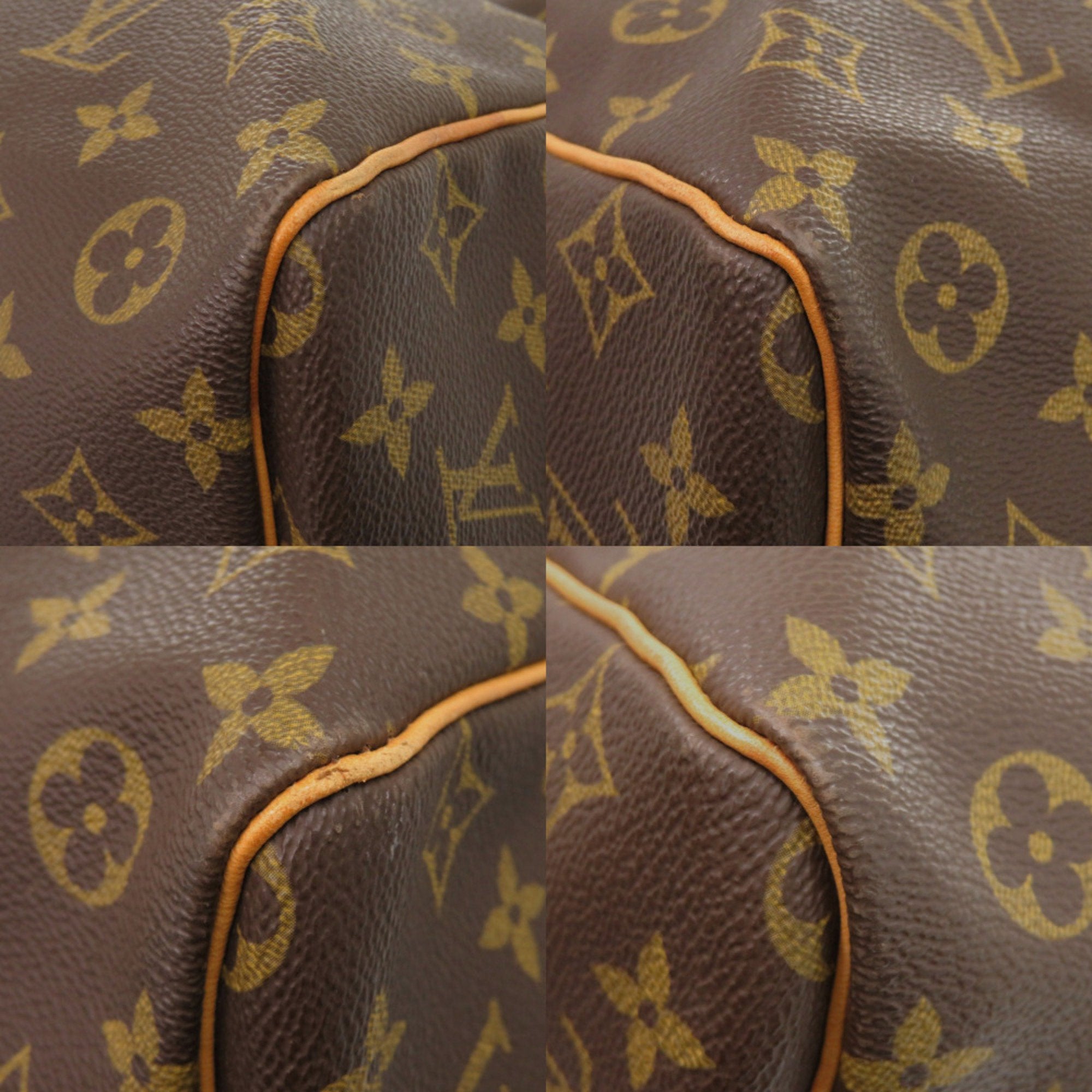 Louis Vuitton Brown Monogram Canvas Boston Bag (Pre-Owned)