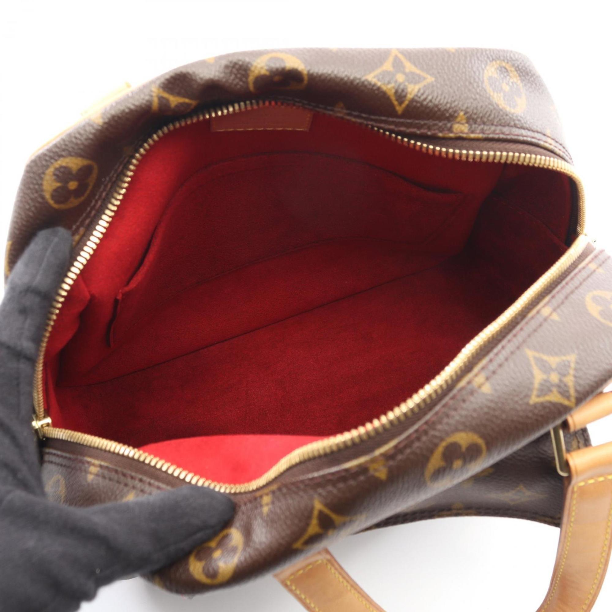 Louis Vuitton Brown Monogram Coated Canvas Leather Handbag (Pre-Owned)