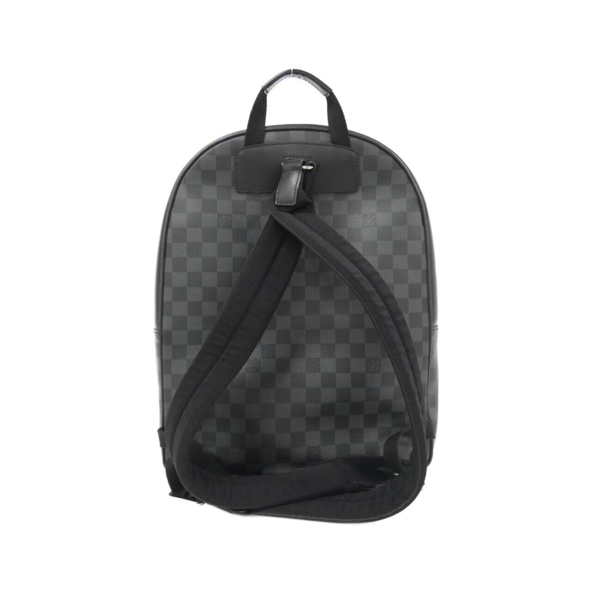 Louis Vuitton Graphite Coated Canvas Backpack (Pre-Owned)