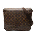 Louis Vuitton Brown Pvc Messenger Bag Shoulder Bag (Pre-Owned)
