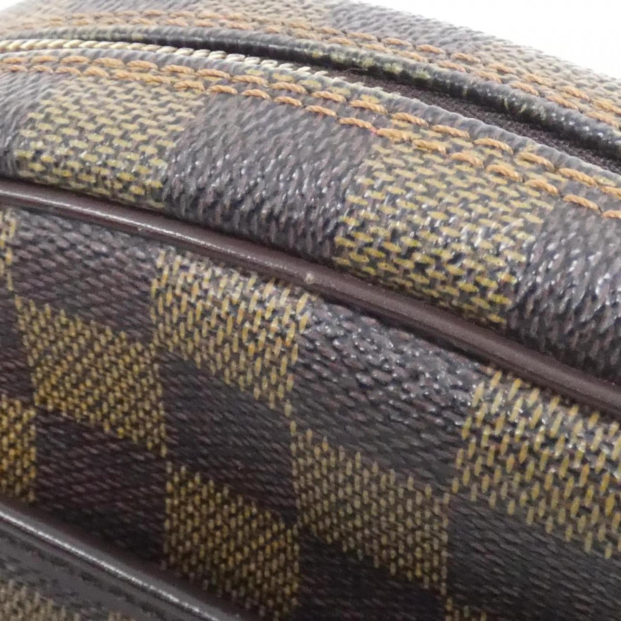 Louis Vuitton Brown Coated Canvas Pochette Shoulder Bag (Pre-Owned)
