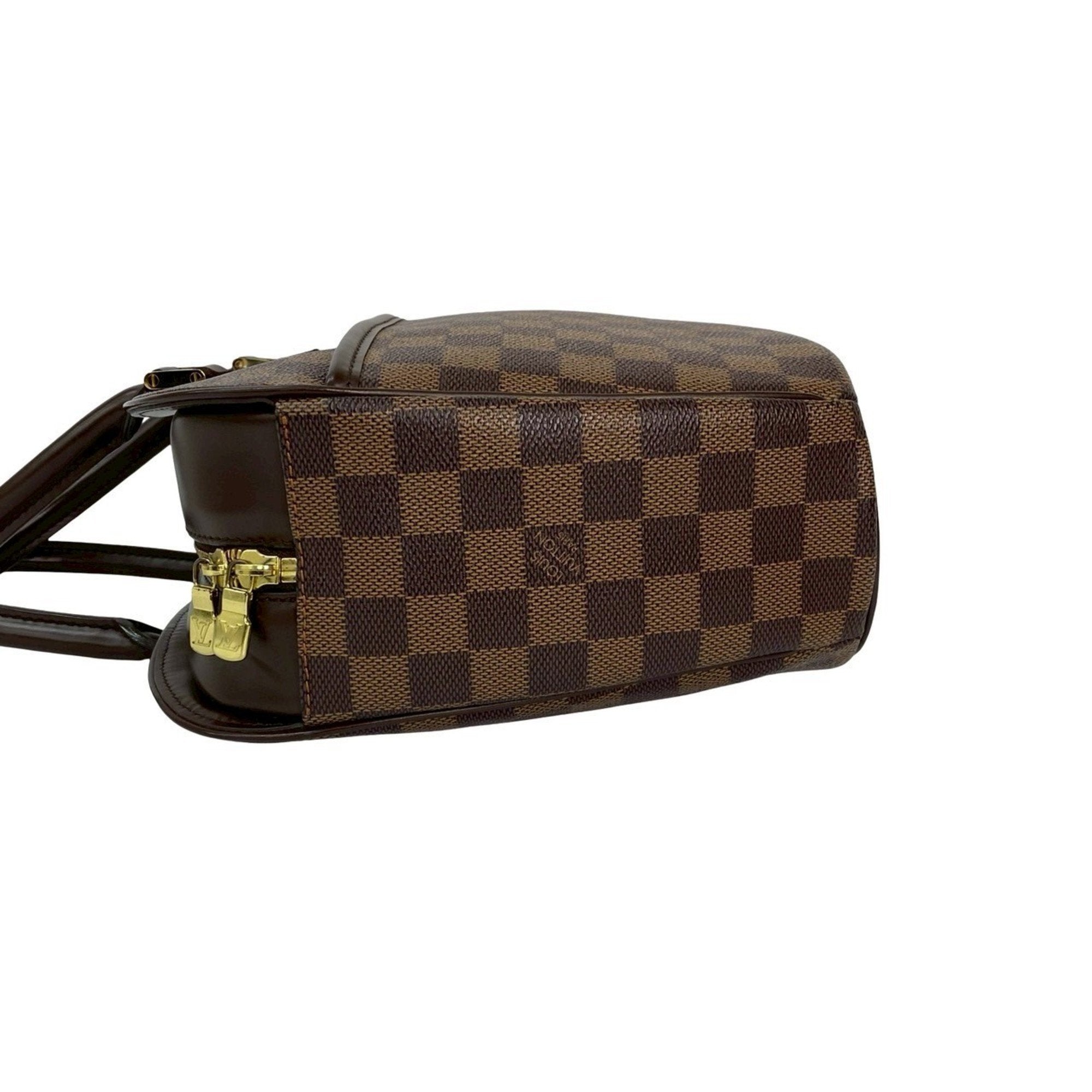 Louis Vuitton Brown Leather Pvc Boston Bag Handbag (Pre-Owned)