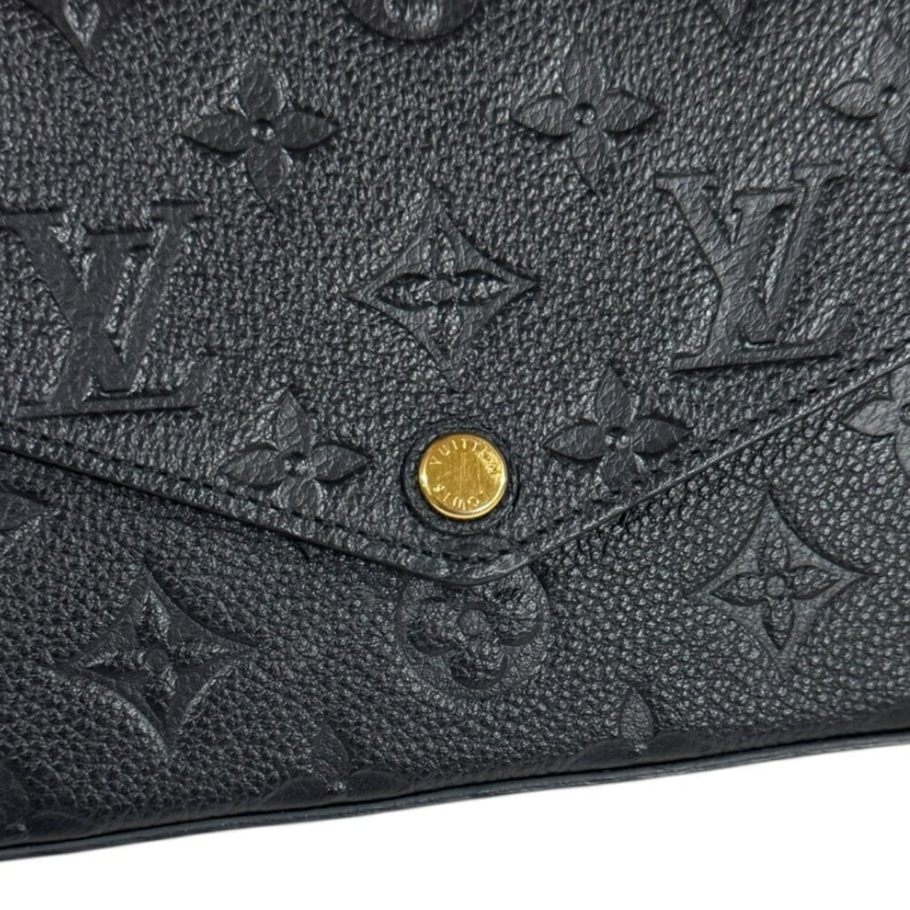 Louis Vuitton Black Monogram Empreinte Shoulder Bag (Pre-Owned)