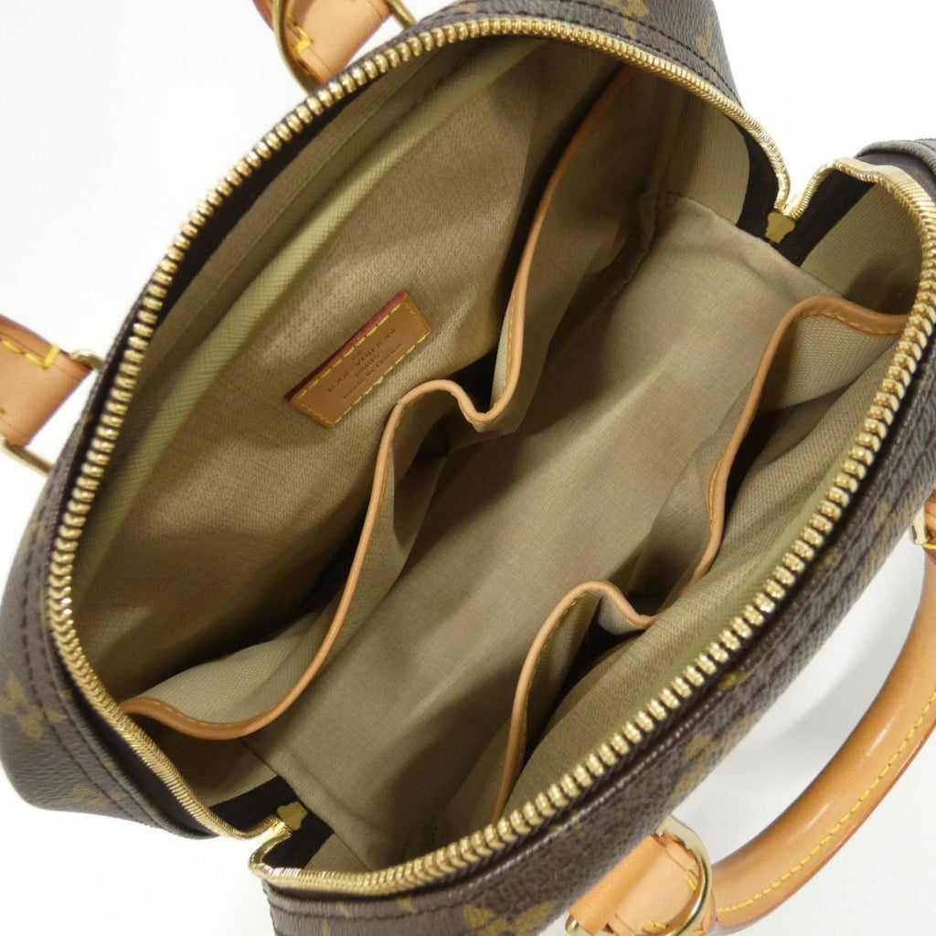 Louis Vuitton Marron Coated Canvas Handbag (Pre-Owned)