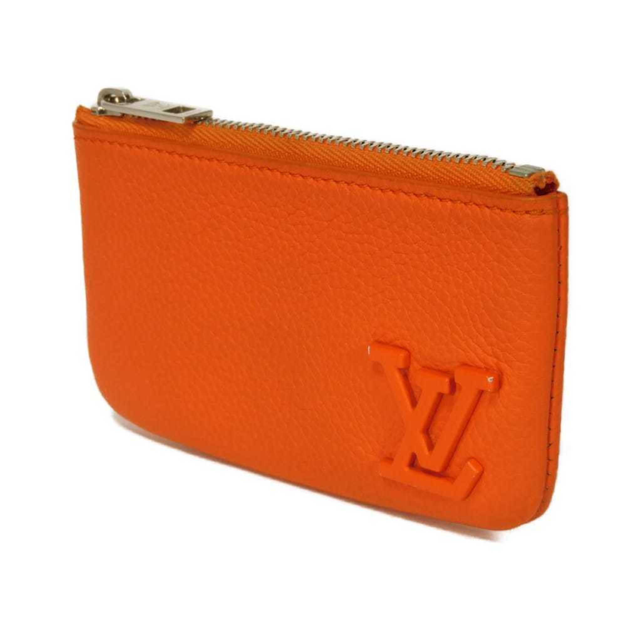 Louis Vuitton Orange Coin Purse/Coin Case (Pre-Owned)