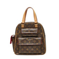 Louis Vuitton Brown Pvc Leather Handbag (Pre-Owned)