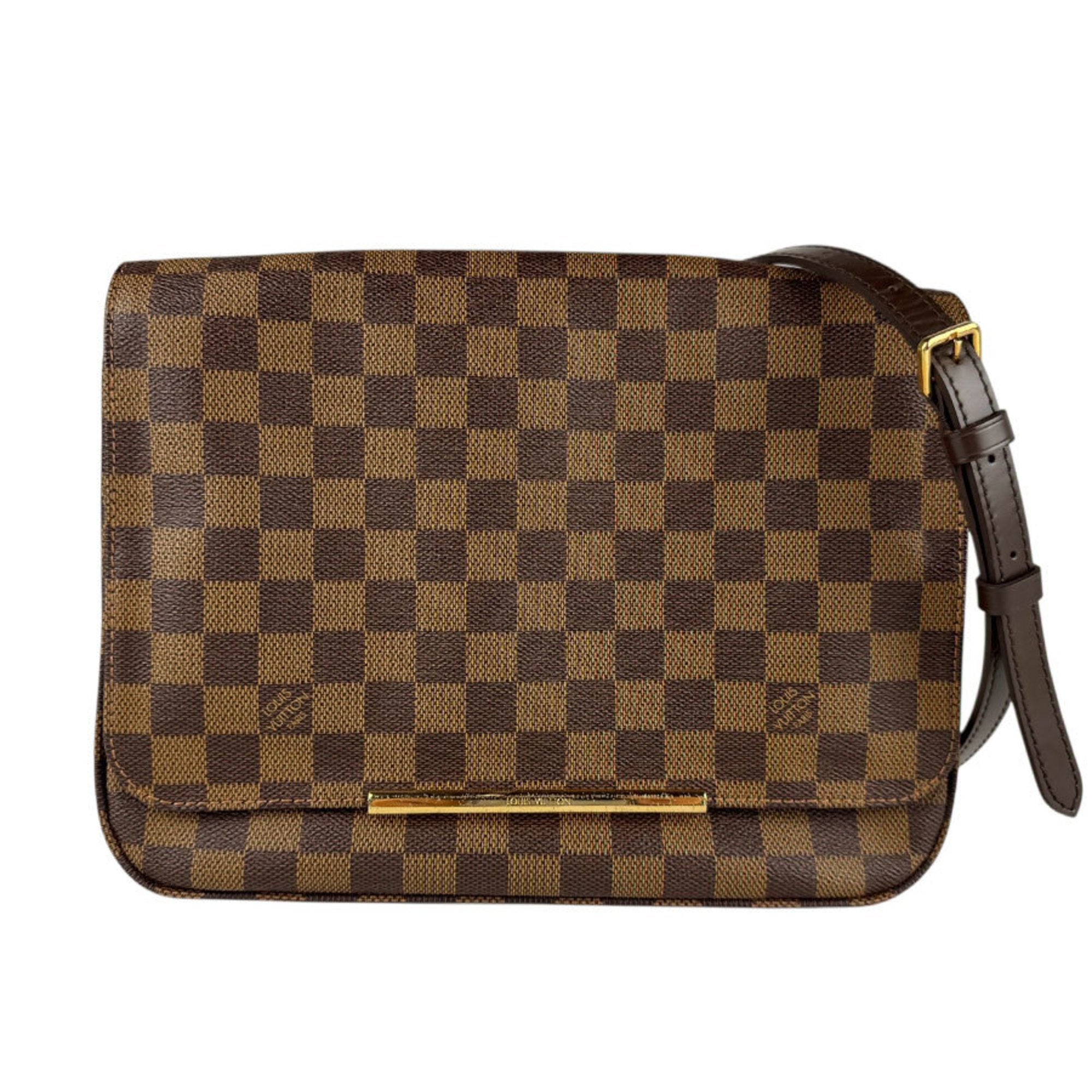 Louis Vuitton Ebene Damier Canvas Shoulder Bag (Pre-Owned)