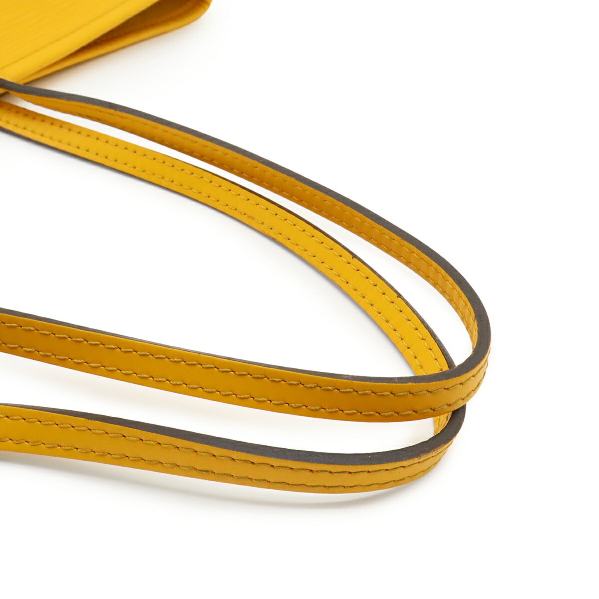 Louis Vuitton Mimosa Yellow Epi Leather Pouch Shoulder Bag Tote Bag (Pre-Owned)