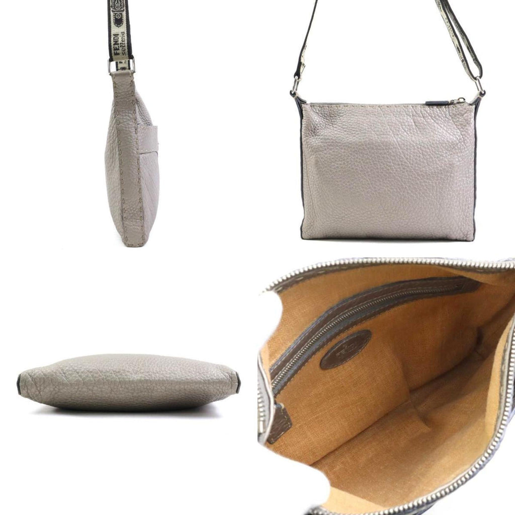 Vintage Selleria Zip Messenger Bag Leather Small