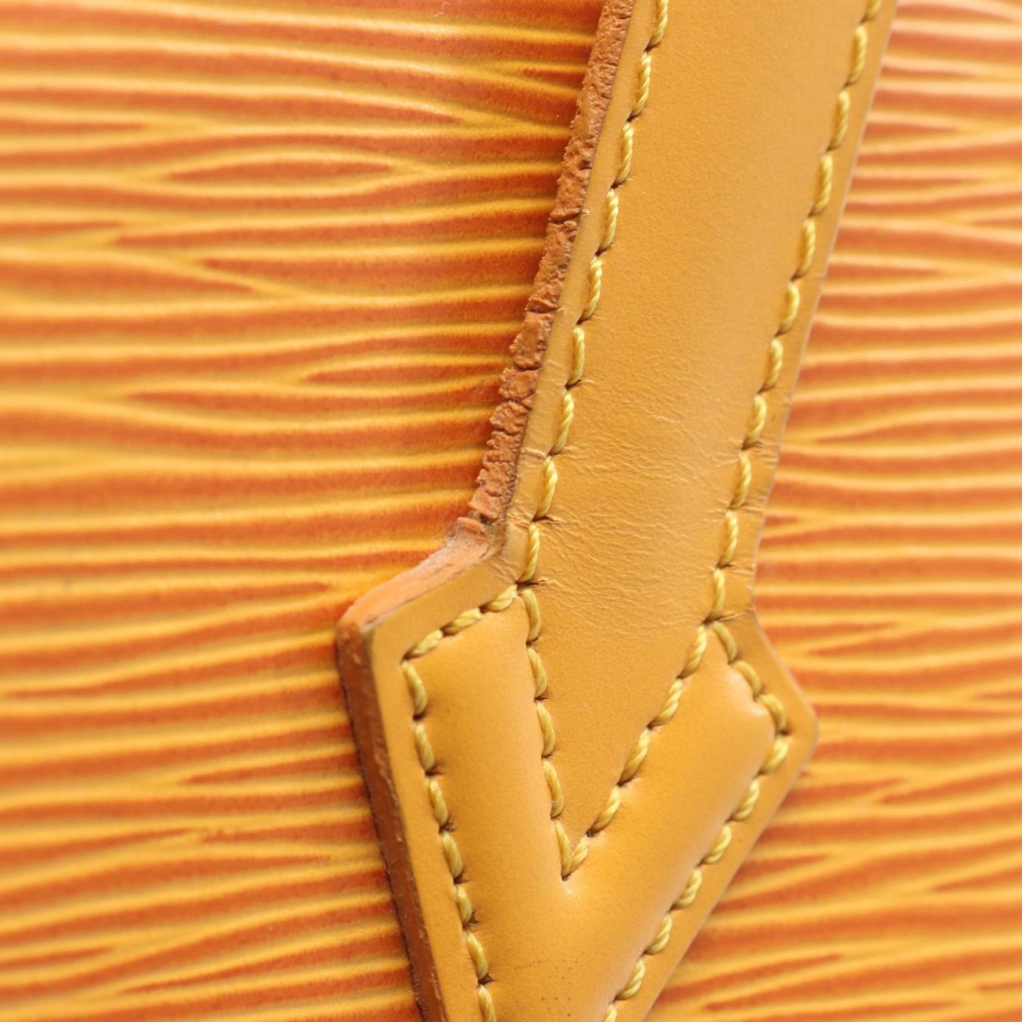 Louis Vuitton Yellow Epi Leather Handbag (Pre-Owned)