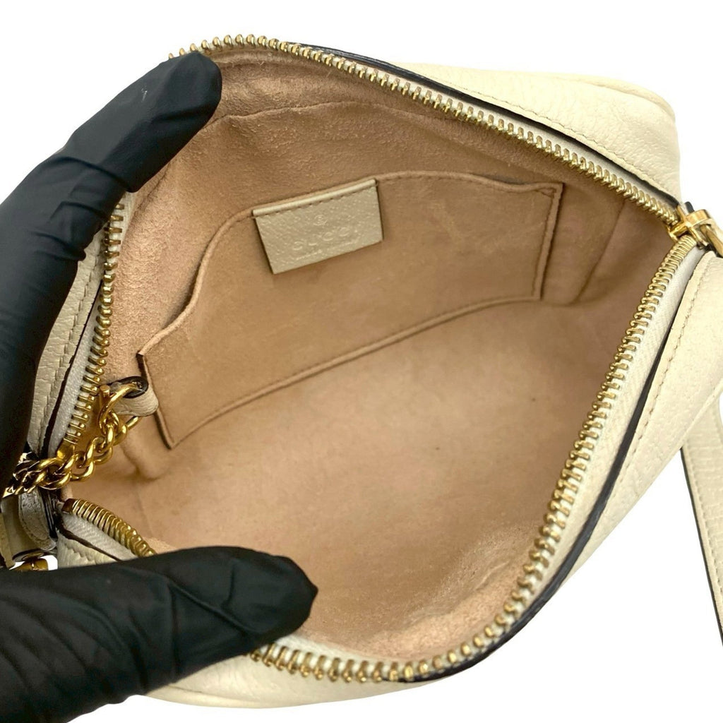 Ophidia Shoulder Bag Leather Mini