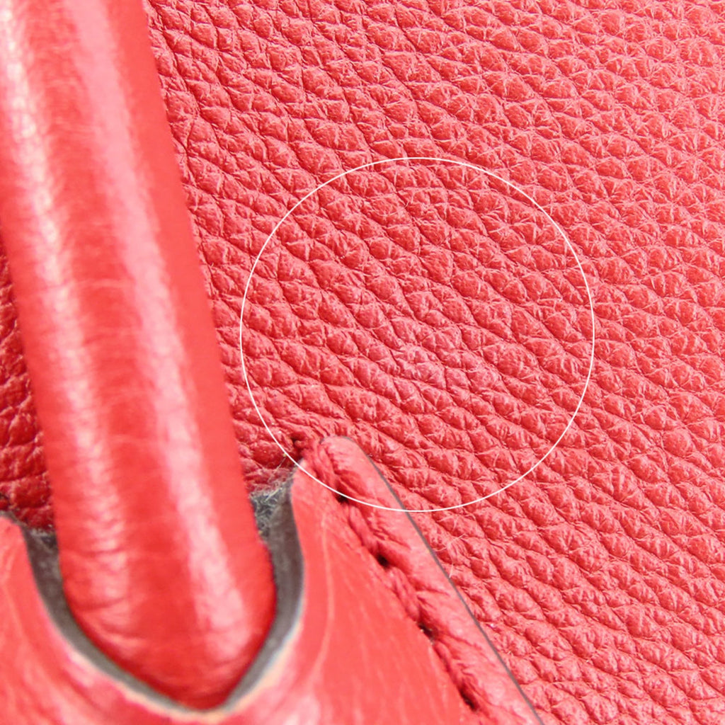 Louis Vuitton Monogram Cerise Red Brown Monogram Leather Tote Bag (Pre-Owned)