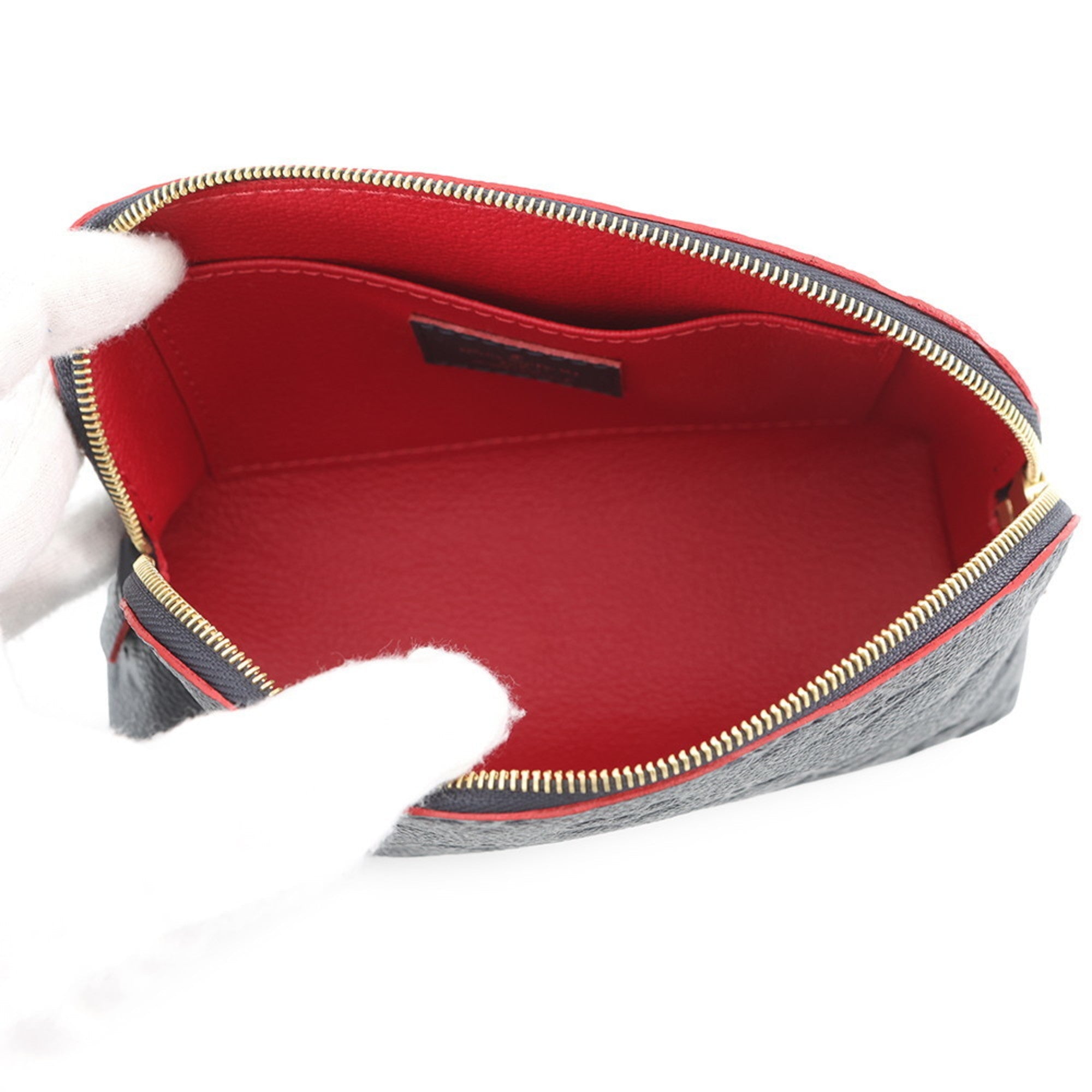 Louis Vuitton Marine Rouge Monogram Empreinte Pochette Pouch (Pre-Owned)