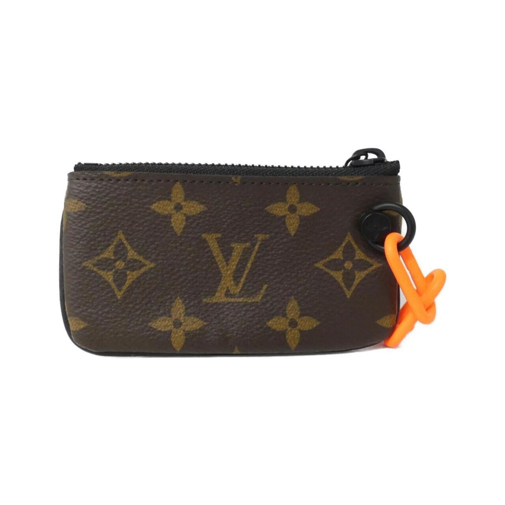 Louis Vuitton Marron Coated Canvas Coin Purse/Coin Case (Pre-Owned)