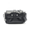 Louis Vuitton Black Leather Shoulder Bag (Pre-Owned)
