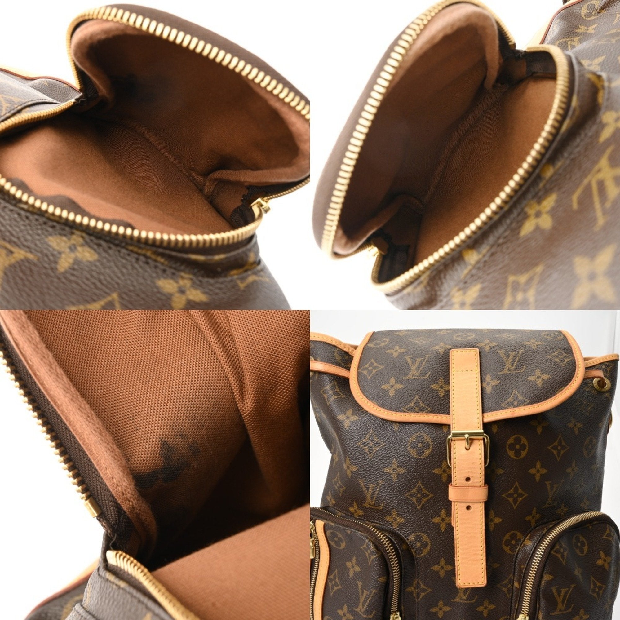 Louis Vuitton Brown Monogram Canvas Backpack (Pre-Owned)