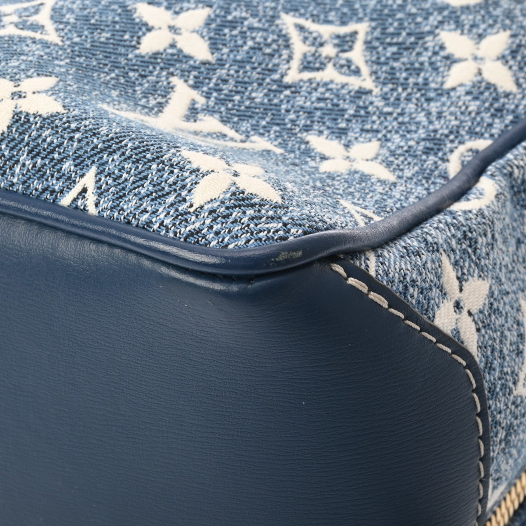 Square Bag Monogram Jacquard Denim
