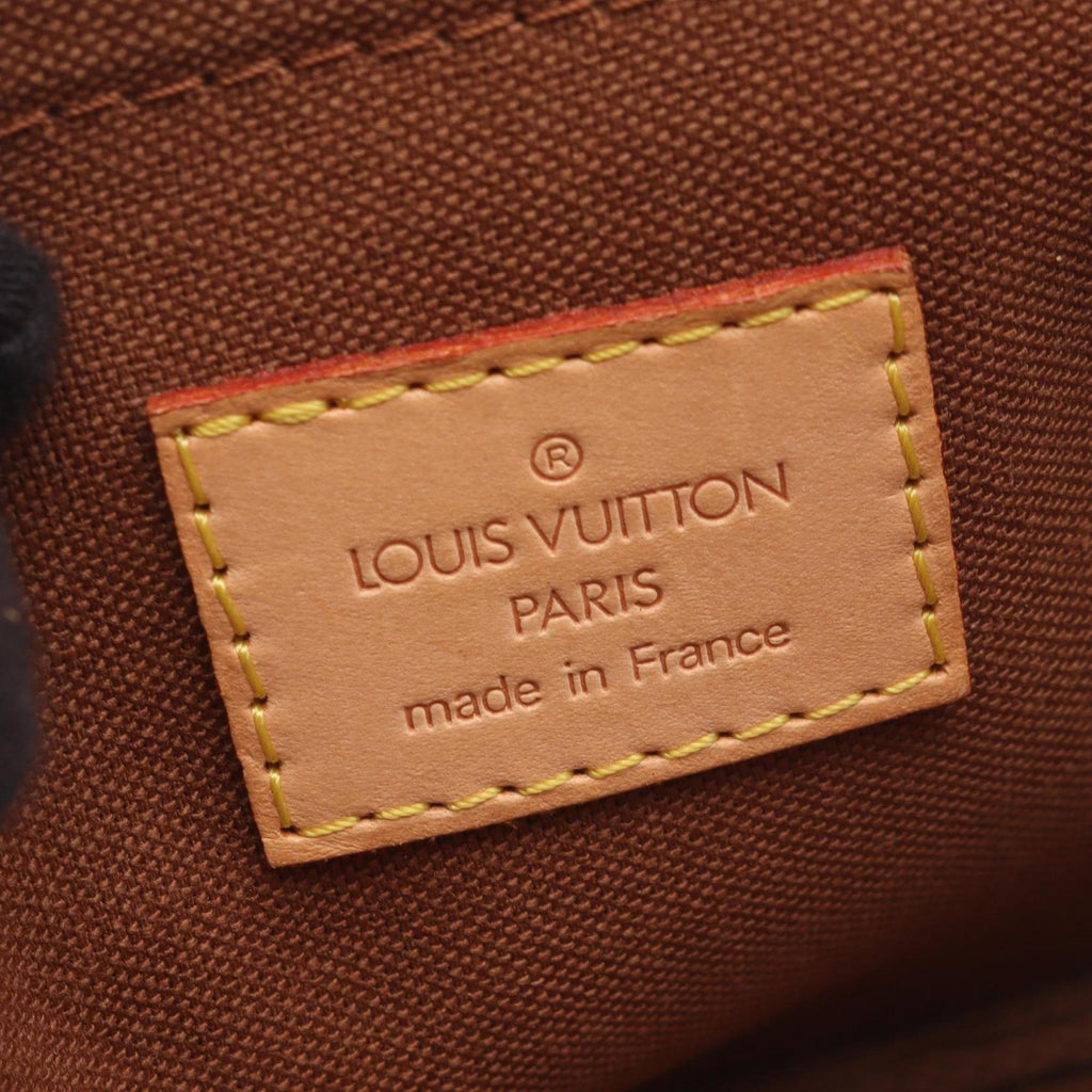 Louis Vuitton Brown Coated Canvas Leather Fanny Pack (Pre-Owned)